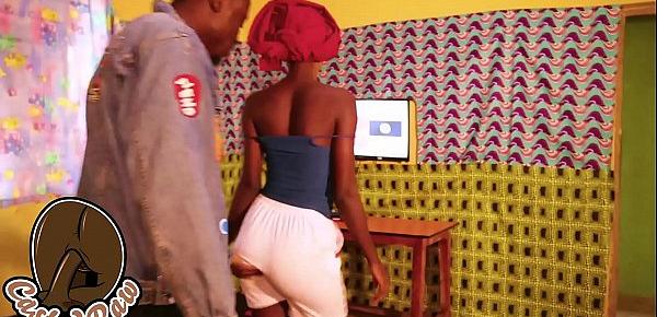  sexy naija girl fuck her big dick friend over a game